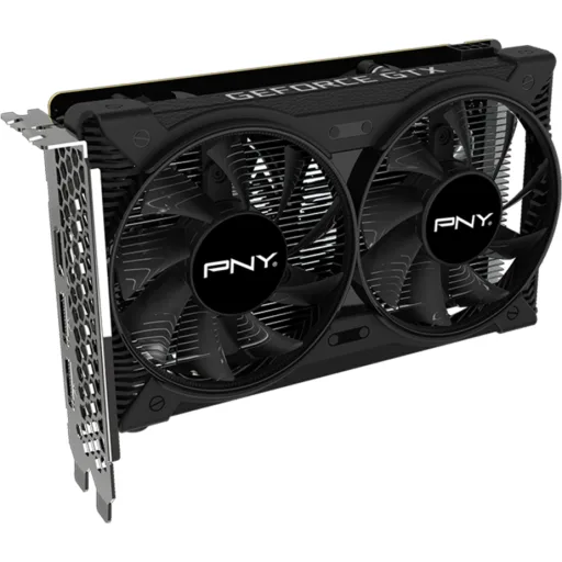 Imagen 0 de Tarjeta de Video PNY GF-GTX 1650 4GB GDDR6 PCIe 3.0 x16 DP DVI-D HDMI ATX 2*FAN