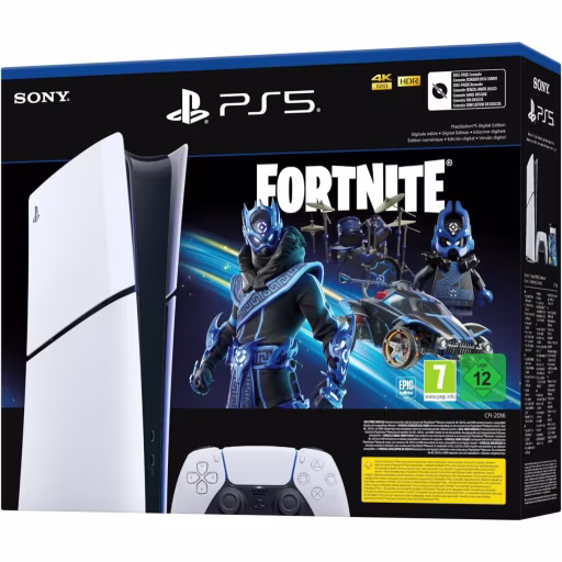 Imagen 3 de Consola Sony PS5 Slim - Paquete Fortnite Cobalt Star - Edición Disco