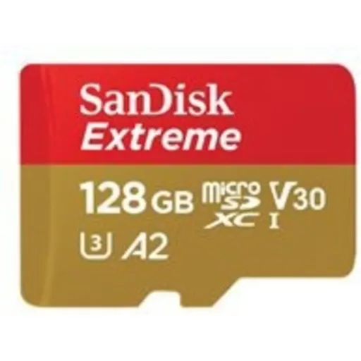 Imagen 1 de Memoria MicroSDXC 128GB SanDisk Extreme UHS-I Cl3(U3) Lec190MB/s Esc90MB/s c/Ada