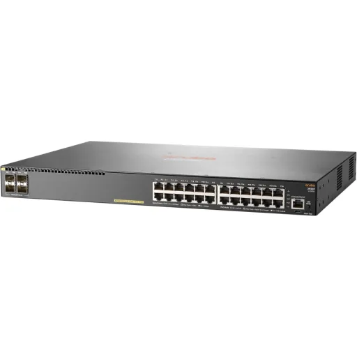 Imagen 0 de Switch HPE Gig. Ethernet Aruba 2930F 24G PoE+ 4*SFP 25 Ptos 10/100/100 Mbps 