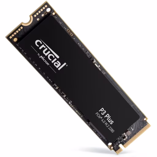 Imagen 1 de Unidad SSD Crucial P3 Plus 500GB M.2 22*80 PCIe G4x4 Lec4700MB/s Esc1900MB/s
