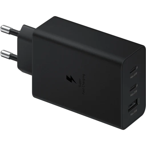 Imagen 3 de Adaptador de Carga Trio Samsung TA6530, 65W 2*USB-C + 1*USB-A Negro