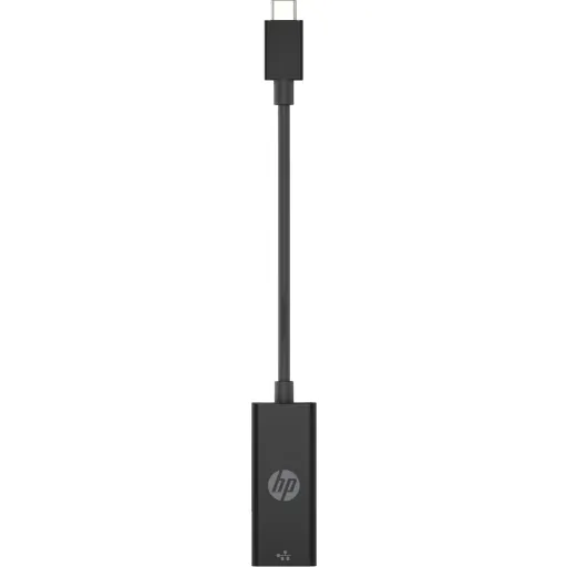 Imagen 0 de Adaptador de Red USB-C a Red Gigabit RJ-45 G2 cable Long 104mm Color negro - HP