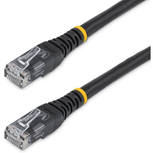 Imagen 0 de Cable de Red StarTech Cat6 UTP Gigabit Moldeado Certificado ETL 3mts 10ft NEGRO