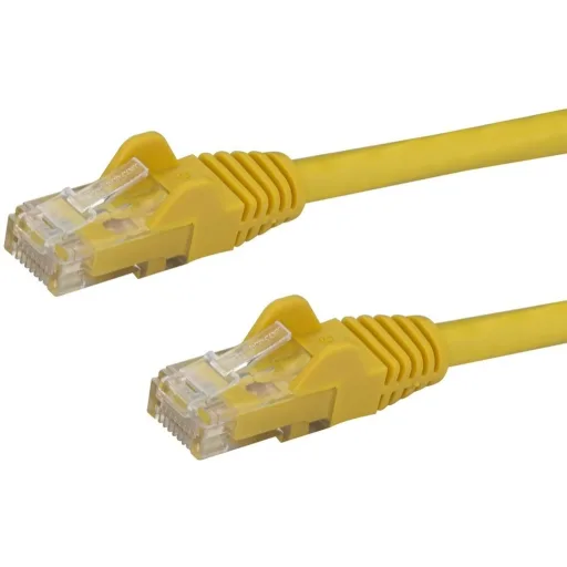 Imagen 0 de Cable Red StarTech Cat6 UTP RJ45 1 24 AWG ft, 30cm sin enganche Color Amarillo