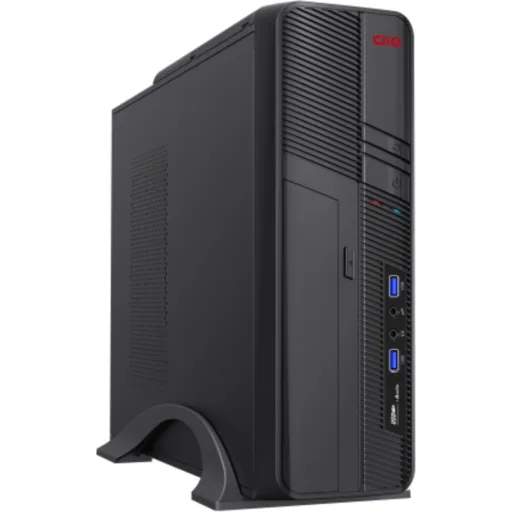 Imagen 1 de Gabinete Slim Clio CL-S605 Full  mATX ITX 2*USB 3.0 con Fuente de Poder 500W