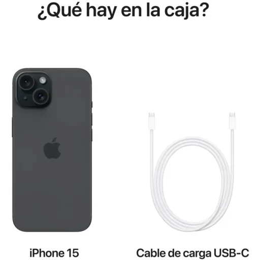 Imagen 3 de MTP03BE/A iPhone 15 de 128 GB en negro