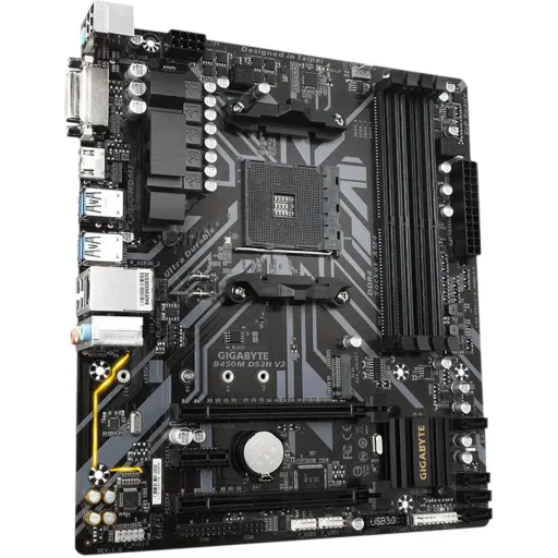 Imagen 1 de Gigabyte B450M-DS3H-V2 Micro ATX AM4 4 x DDR4