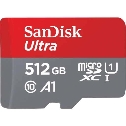 Imagen 1 de SanDisk microSDXC 512GB ULTRA w/ Adapter C10 U1 A1 120 Mbs