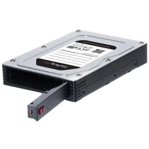 Imagen 0 de StarTech.com Adaptador de Disco Duro de 2,5" a 3,5" - Para SSD o Disco Duro SATA SAS - Caja Adaptador de Disco - Caja de almacenamiento - 2.5" - SATA 6Gb/s / SAS 6Gb/s - 600 MBps - SAS 6Gb/s, SATA 6Gb/s - negro, plata