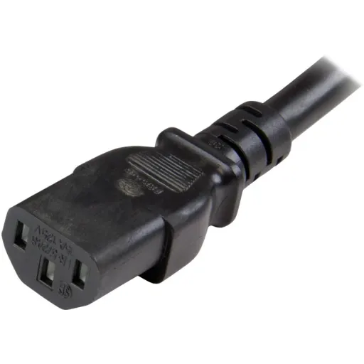 Imagen 3 de StarTech.com Cable de 1,8m C13 a C20 de servicio pesado de 2,5mm2  para alimentación de ordenadores - Cable de alimentación - IEC 60320 C20 a IEC 60320 C13 - CA 110 V - 1.8 m - negro - para P/N: RKCOND17HD