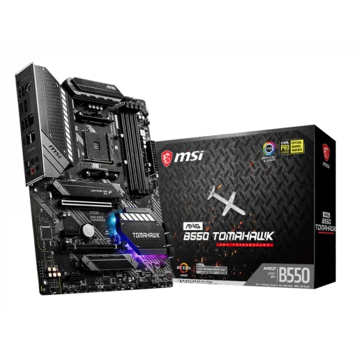 Imagen 4 de Tarjeta madre MSI MAG B550 TOMAHAWK AMD AM4 4*DDR4 2*M.2 DP HDMI USB-C 2*LAN