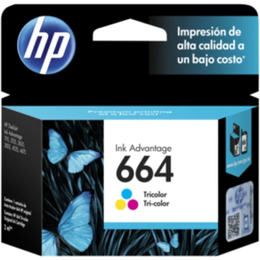 Imagen 4 de Cartridge HP 664 Tricolor Tinta para Deskjet IA 1115/2135/3635/3775, 100Pág 2ml 