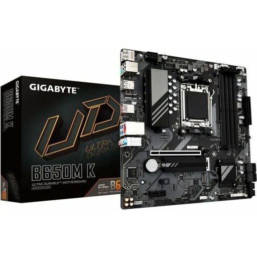 Imagen 4 de Tarjeta Madre Gigabyte B650M K AMD AM5 4*DDR5 2*M.2 DP HDMI PS/2 USB-C 3.2 MATX