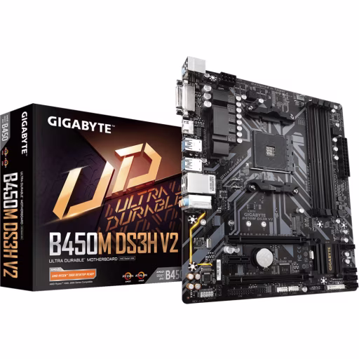 Imagen 0 de Gigabyte - B450M DS3H V2 - Motherboard - Micro ATX - Socket