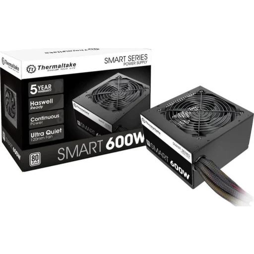 Imagen 1 de Fuente de Poder Thermaltake Smart 600W 80Plus No Modular Act ATX Color negro