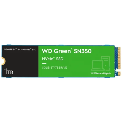 Imagen 1 de Unidad SSD Western Digital Green SN350 1TB M.2 22*80 PCIe3x4 Le2400MBs Es1850MBs