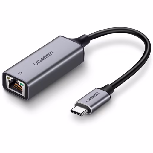 Imagen 6 de Adaptador Ugreen USB-C 3.1 RJ-45 Gigabit 10/100/1000 Material Aluminio CM199
