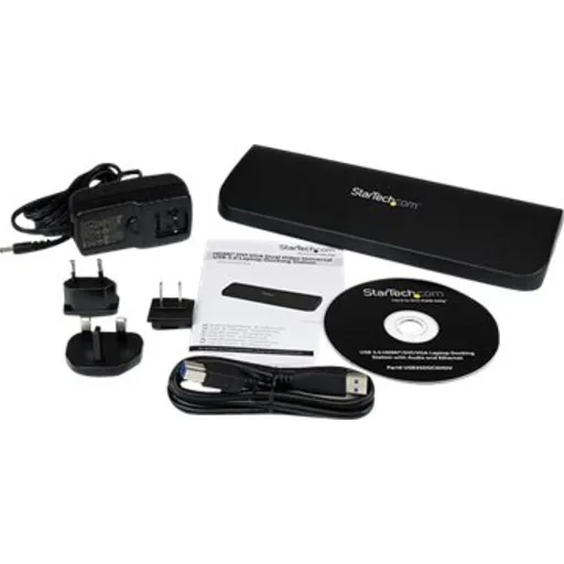 Imagen 4 de Docking Station Dual Video HDMI VGA DVI RJ-45 USB 3.0 Cableado Color Negro