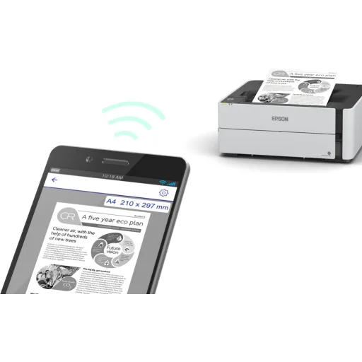 Imagen 5 de Impresora Epson EcoTank M1180 Monocromática Inyección de Tinta USB WIFI Ethernet
