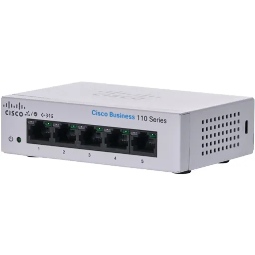 Imagen 0 de Switch Cisco Business 110-5T-D, Puerots 5x RJ-45 10/100/100 Gigabit Ethernet