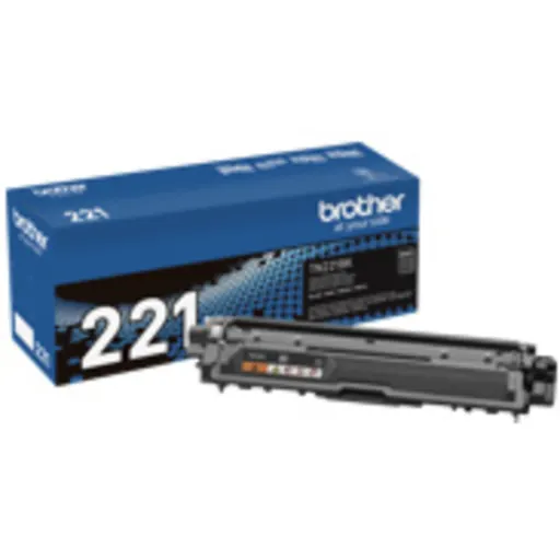 Imagen 1 de Toner Brother TN-221BK Negro Impr Laser HL3140 3170 9130 9330, 2500 Pág aprox