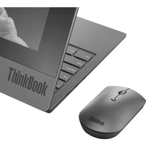 Imagen 8 de Mouse Inalámbrico Lenovo ThinkBook Silent Óptico 2400DPI 3 Botones BT5.0 GrisHie