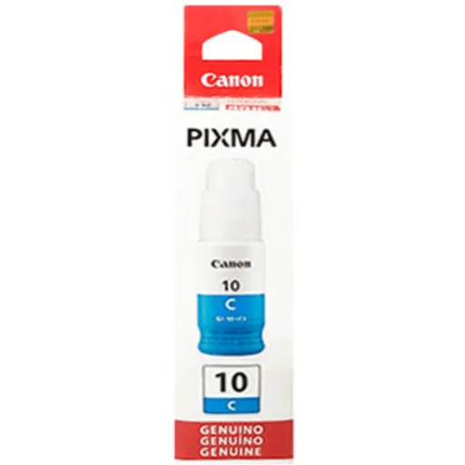 Imagen 1 de Botella de Tinta Canon GI-10 Cyan para Imp PIXMA G5010/G7010/GM2010/G6010, 70ml
