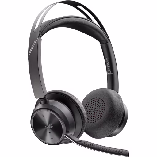 Imagen 2 de Auriculares Poly Voyager Focus 2 Certificación Microsoft Teams USB-C Negro