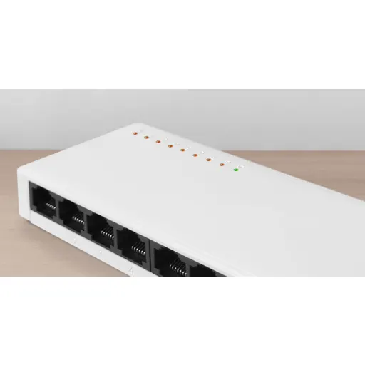 Imagen 2 de Nexxt Solutions Home - Switch - Gigabit Ethernet - 8 - 1 Gigabit Ethernet - Essential Naxos 801-G 110/220V