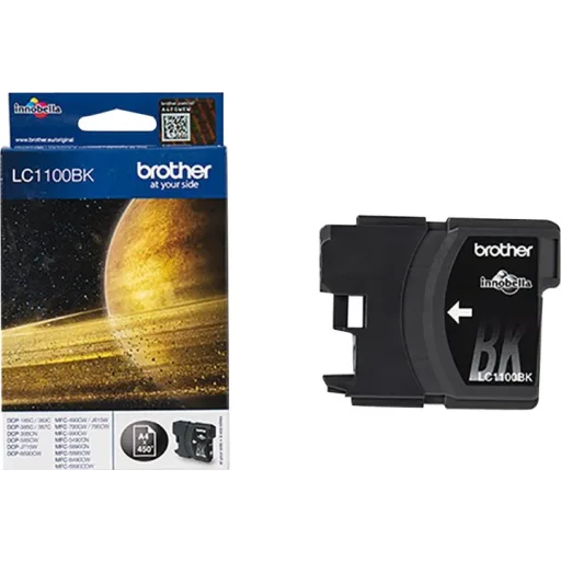 Imagen 0 de CARTRIDGE LC1100HYBK BLACK BROTHER