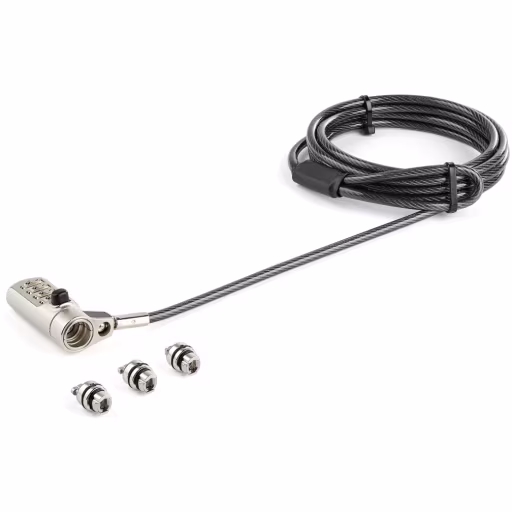 StarTech.com Cable de 2m de Seguridad para Ordenadores Portatiles - para K-Slot 