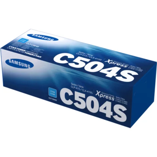 Imagen 2 de Toner Samsung CLT-C504S Cyan Imp Láser Color Xpress SL-C1810W/C1860FW, 18000Pági