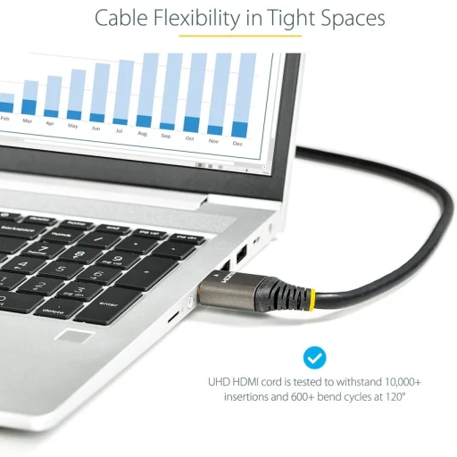 Imagen 8 de Cable HDMI M/M v2.0 4K 60Hz UHD c/Ethernet HighSpeed Premium Certif 1mt StarTech