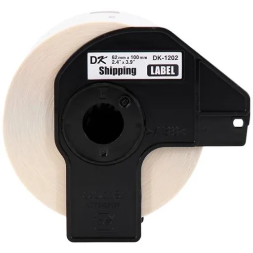 Imagen 0 de Cinta Rotuladora Brother DK1202 6cm x 10cm x 300 Etiquetas Color Blanco
