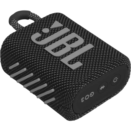 Parlante JBL Go Essential portátil con bluetooth waterproof negro