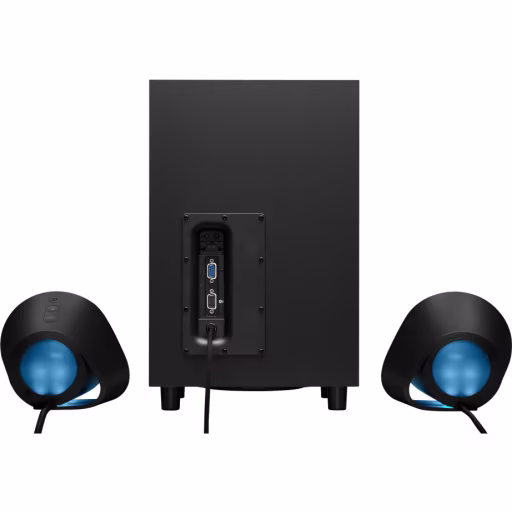 Imagen 4 de Parlantes Gamer Logitech G560 Lightsync 2.1 RGB Bluetooth/3.5mm/USB Color Negro