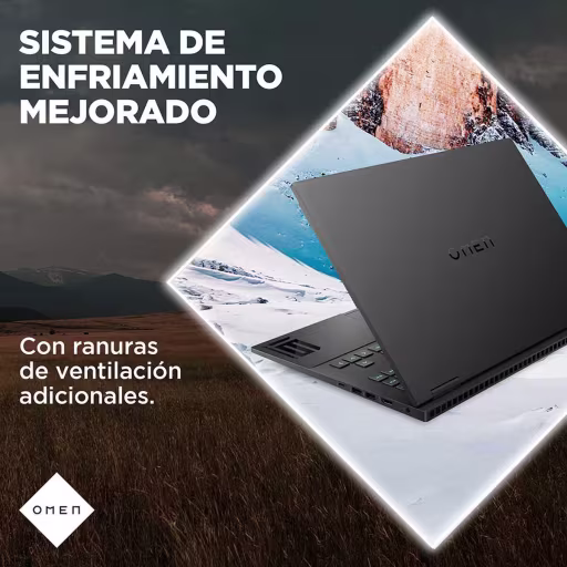 Imagen 7 de Notebook HP OMEN 16-XD0002LA AMD Ryzen 7 16GB 512GB 16.1" RTX 4060 8GB W11H