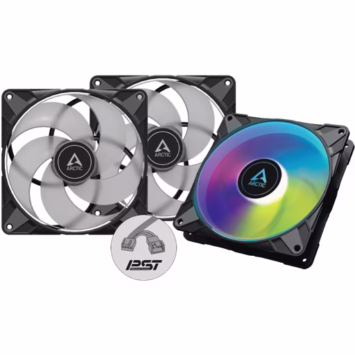 Imagen 0 de Arctic P14 PWM PST ARGB - Black 140mm (3-Pack) [ACFAN00257A]