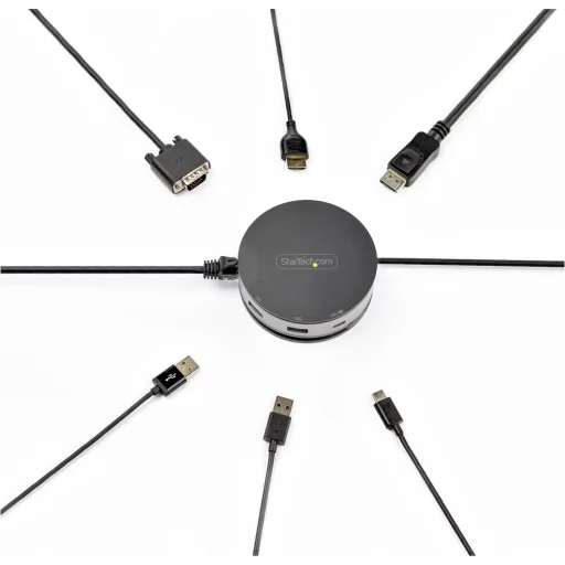 Imagen 2 de Docking Station StarTech USB-C a Puertos HDMI DP VGA LAN USB-C USB-A