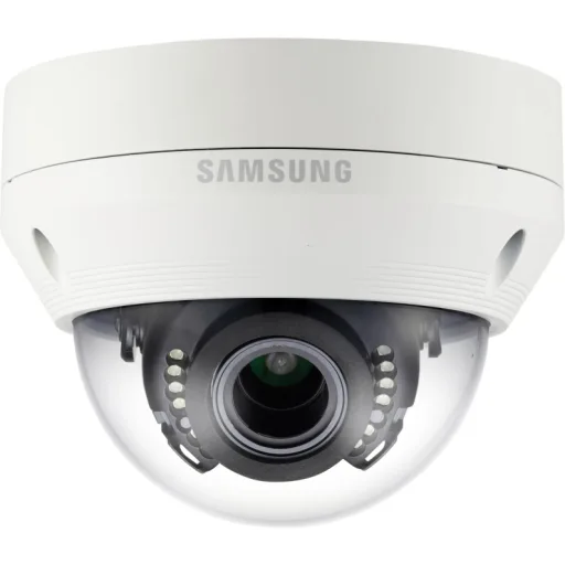 Imagen 0 de Hanwha Techwin WiseNet HD+ SCV-6083R - Cámara de videovigilancia - cúpula - a prueba de vándalos - color (Día y noche) - 2 MP - 720p, 1080p - montura de placa - iris automático - vari-focal - compuesto - CC 12 V / CA 24 V