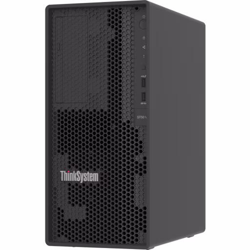 Imagen 1 de Servidor Lenovo ThinkSystem ST50 V3 Torre 4U Intel Xeon E-2414 RAM 16GB HDD 2TB 
