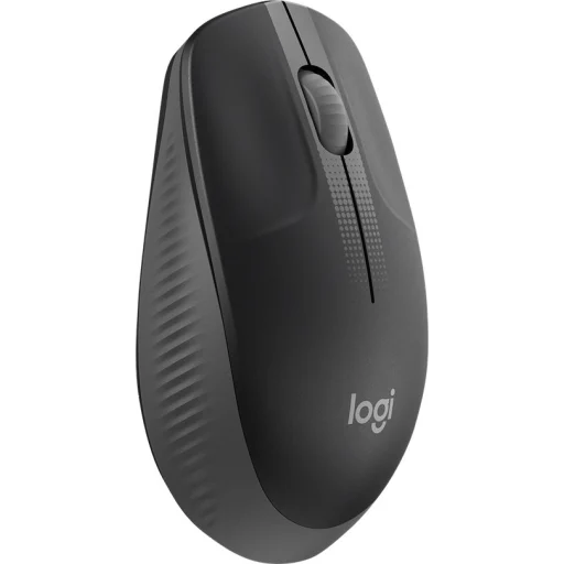 Mouse Inalámbrico Logitech M190 Óptico 1000dpi Ambidiestro 3 botones USB c/Gris