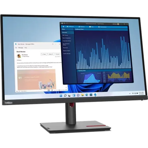 Imagen 1 de Monitor Lenovo ThinkVision T27p-30 27" 3840*2160 IPS USB 3.2 HDMI LAN 60Hz 4ms 