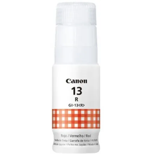 Botella de Tinta Canon GI-13 ROJO para Pixma G510 Pixma G610, 60ml