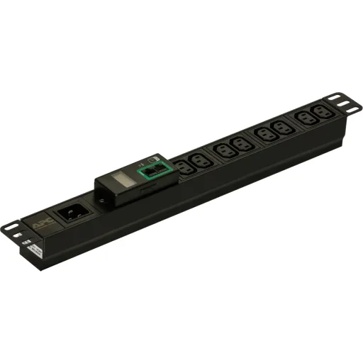 image of a PDU Easy Rack APC Medida, 1U monofásica 3,7kW 230V 16A salidas 8xC13 Salida C20