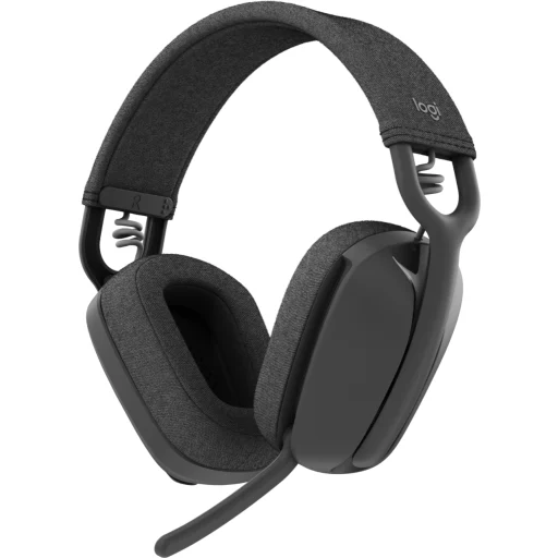 image of a Audífonos Inalámbricos Logitech Zone Vibe 100, Over-Ear Mic/Boom BT5.2 Grafito
