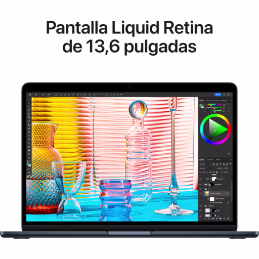 Imagen 3 de MC7X4CI/A MacBook Air 13.6/ M2 8C/ GPU 8C/ 16GB RAM/ 256GB Medianoche