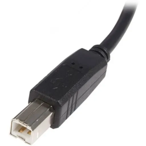Imagen 1 de Cable USB 2.0 Tipo-A a Tipo-B M/M 22/28 AWG 2mts Negro - StarTech