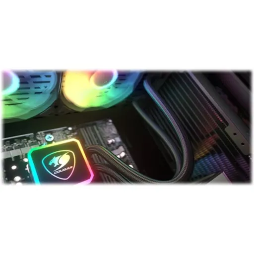 Imagen 3 de Cougar MG140 Air RGB - MT - micro ATX - panel lateral con ventana (cristal templado) - sin fuente de alimentación - blanco - USB/Audio